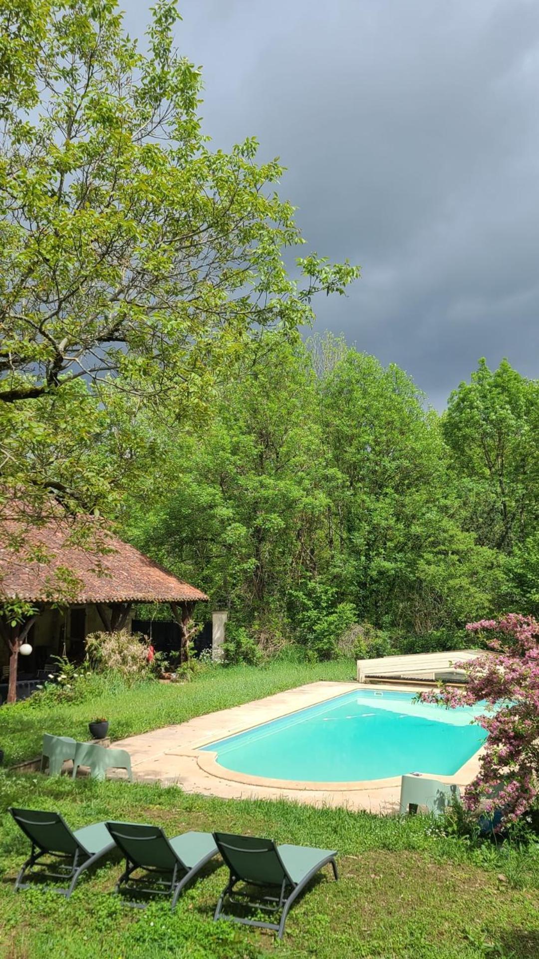Bed and Breakfast Le Manoir Du Moulin De Madame Villeneuve-sur-Lot Exterior foto