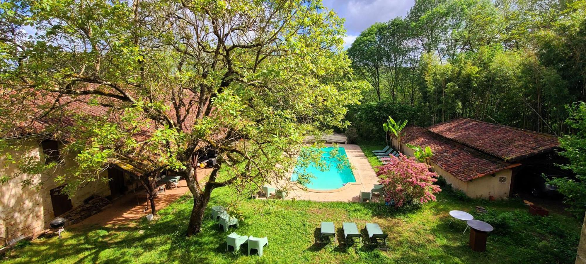 Bed and Breakfast Le Manoir Du Moulin De Madame Villeneuve-sur-Lot Exterior foto